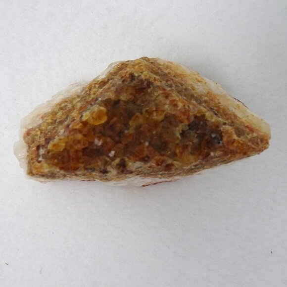 Citrine Geode Crystal ?? 10.5 oz 4" Long Mineral Specimen Quartz Crystal Healing - Picture 2 of 12
